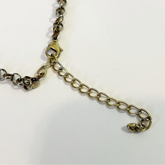 Light Pink Statement Teardrop Necklace Chunky Lucite Beaded Retro 90s Y2K Love - Picture 8 of 8